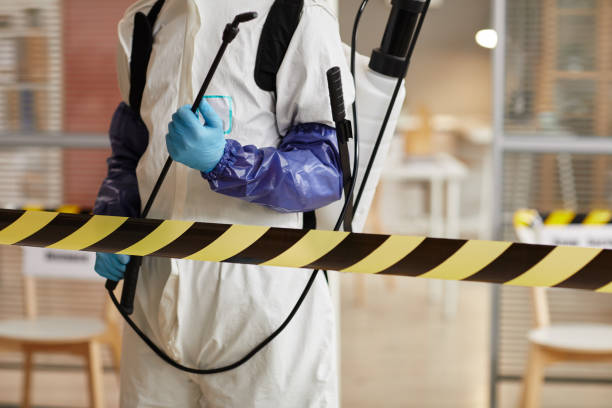 Professional Biohazard technician working in Sheboygan Falls, WI